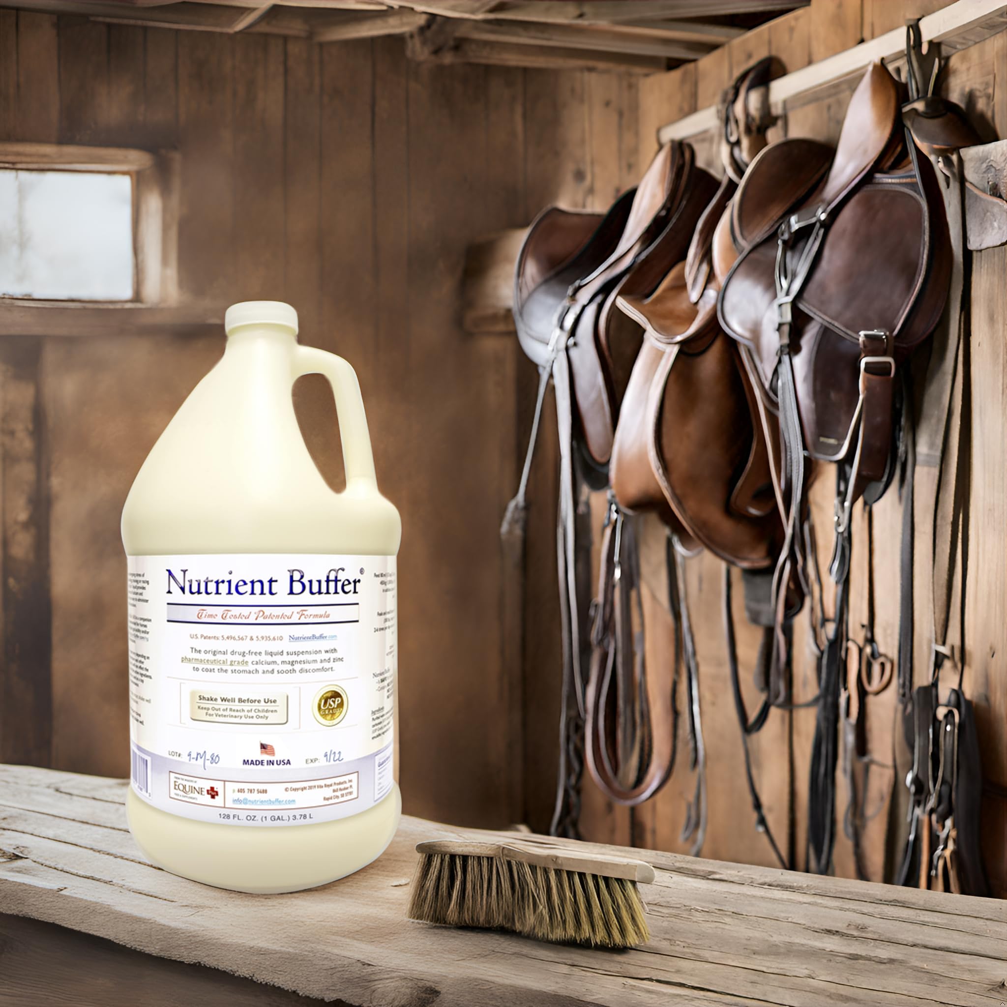Nutrient Buffer® (1 Gallon) Ulcer & Acid Relief, Digestive Aid, Upper Gastric Support, Colic Remedy