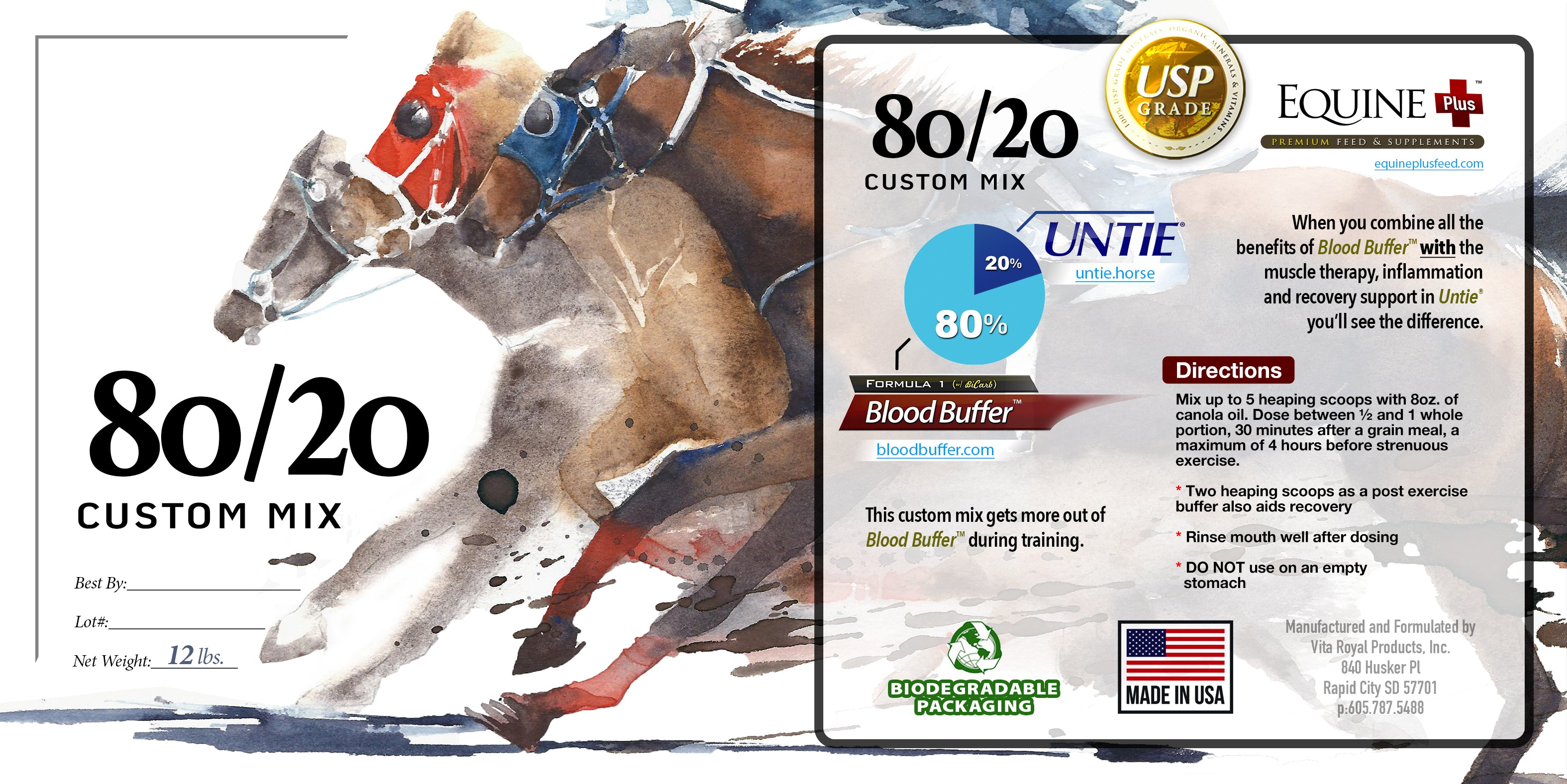 80/20 Formula 1 | Mineral & Metabolic Conditioning Support for Horses