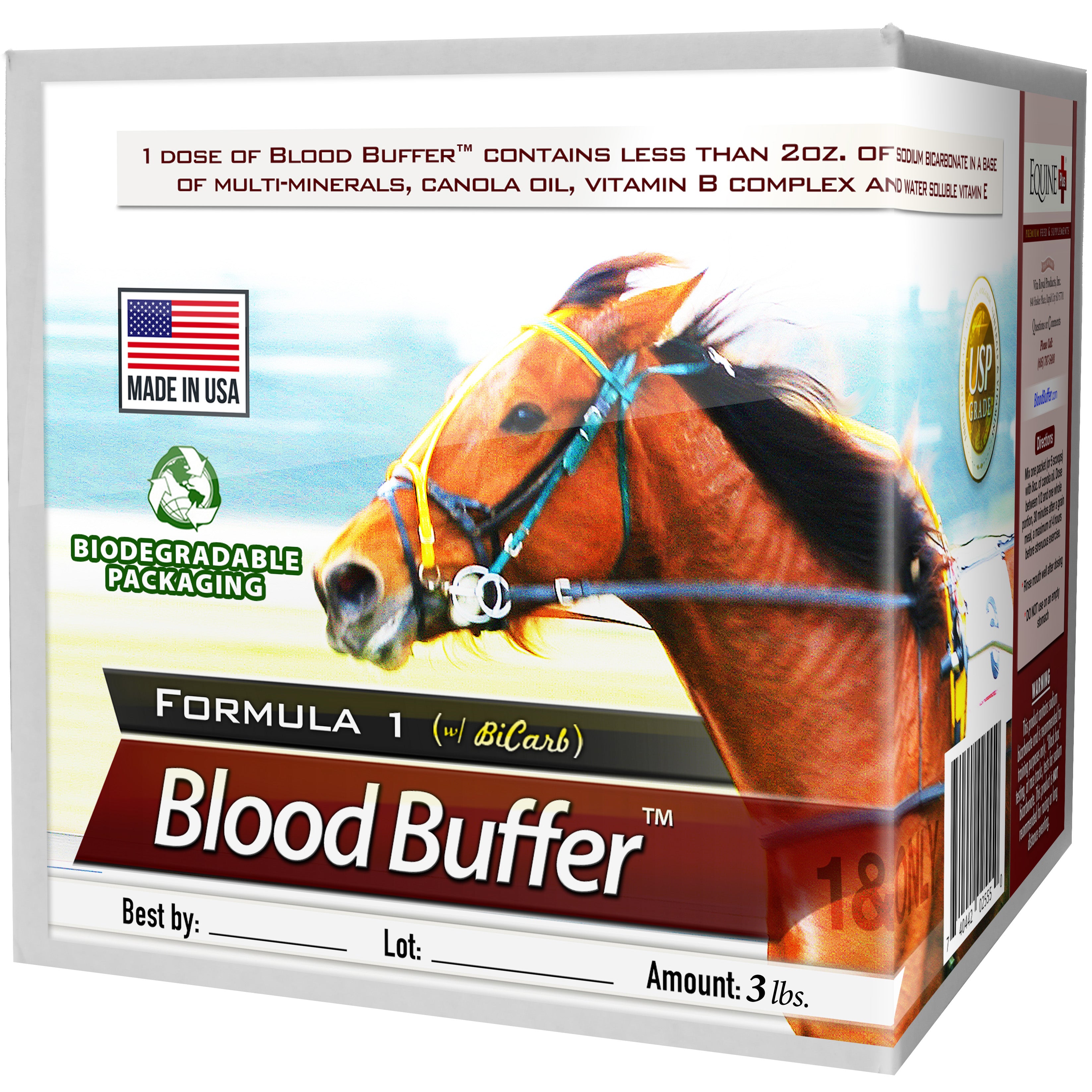 Blood Buffer™ Formula 1 | Blood & Metabolic Support for Performance Horses