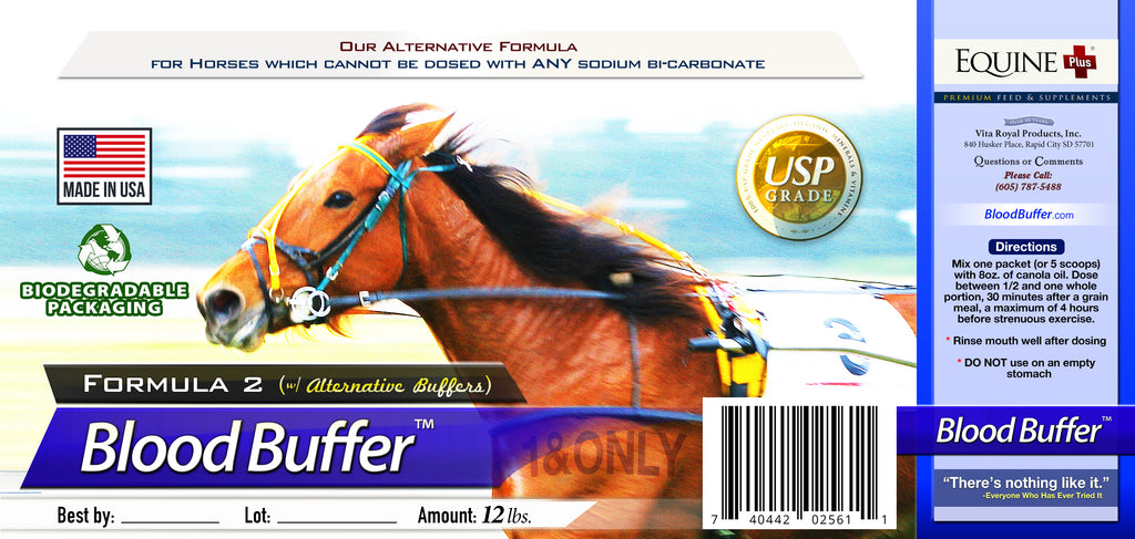 Blood Buffer™ Formula #2 - Improve Blood Oxygen and Blood Gas Transfer from Muscle Tissue (without sodium bicarbonate))