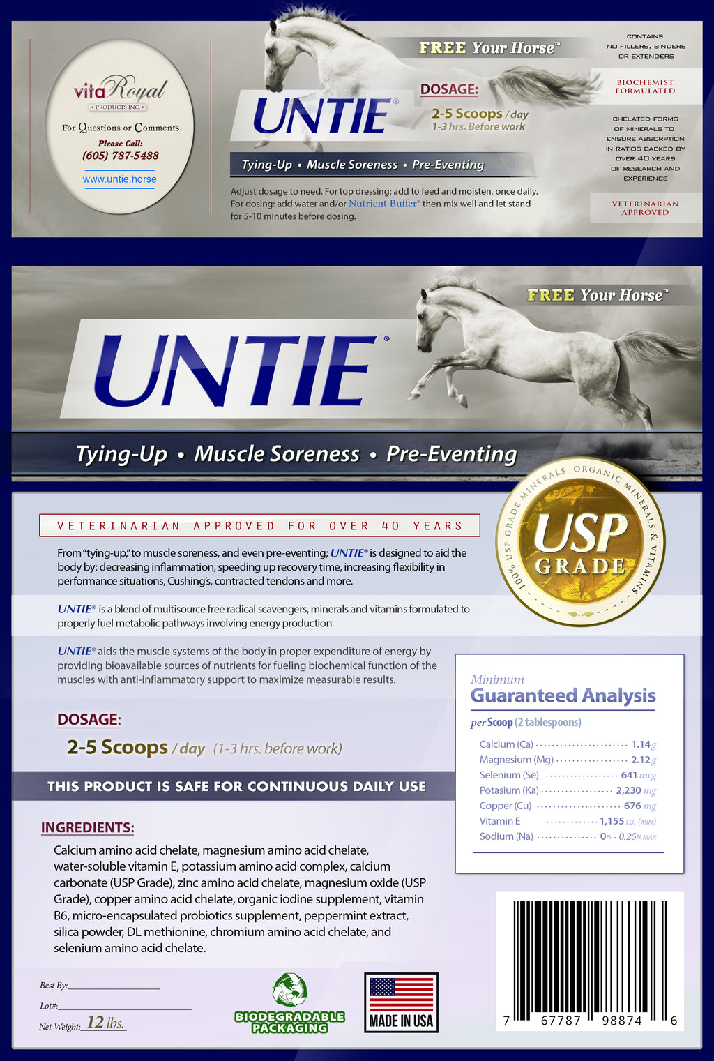 Untie® | Muscle, Tendon & Inflammation Support for Horses