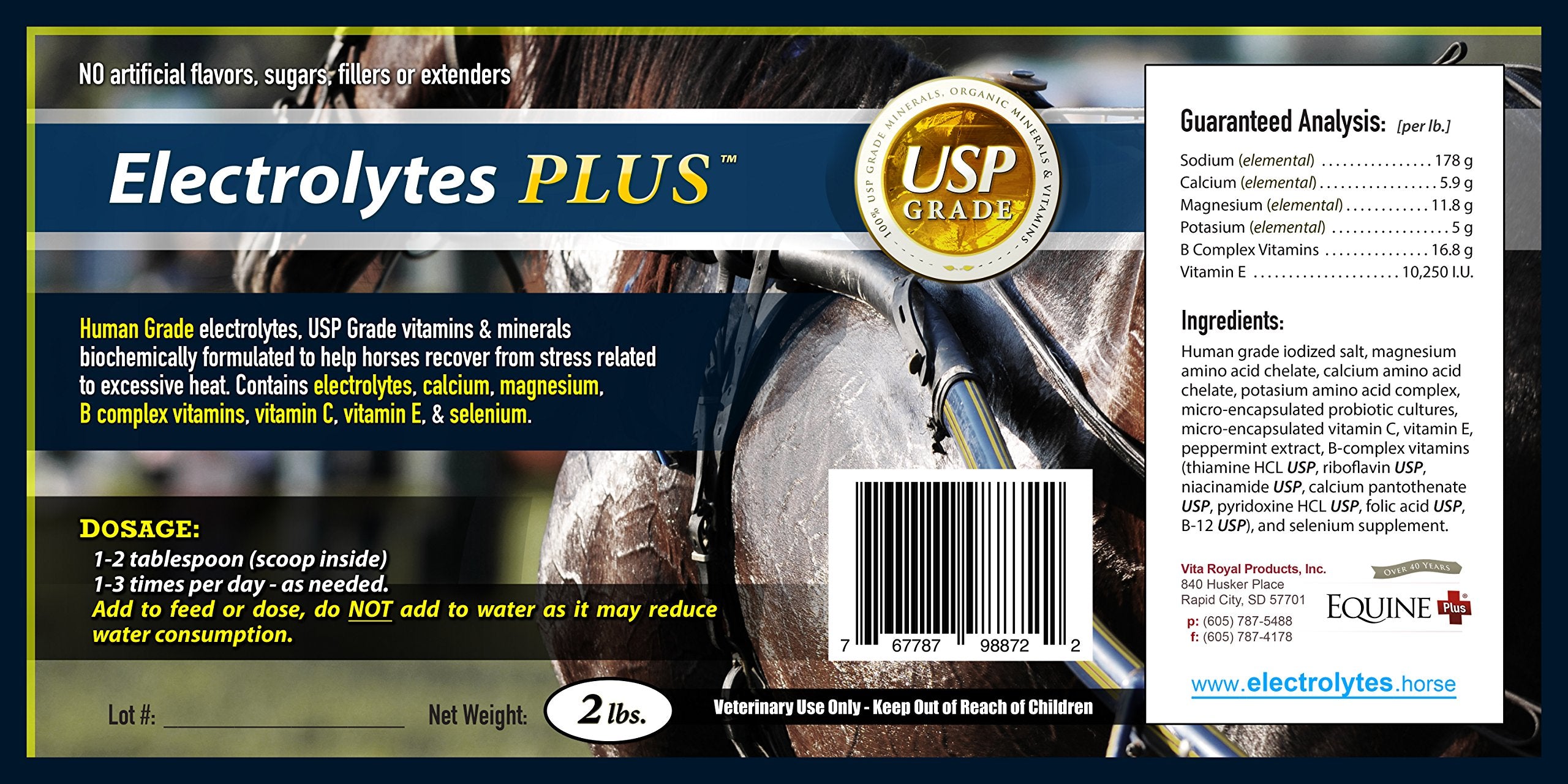 Electrolytes Plus™ for Horses