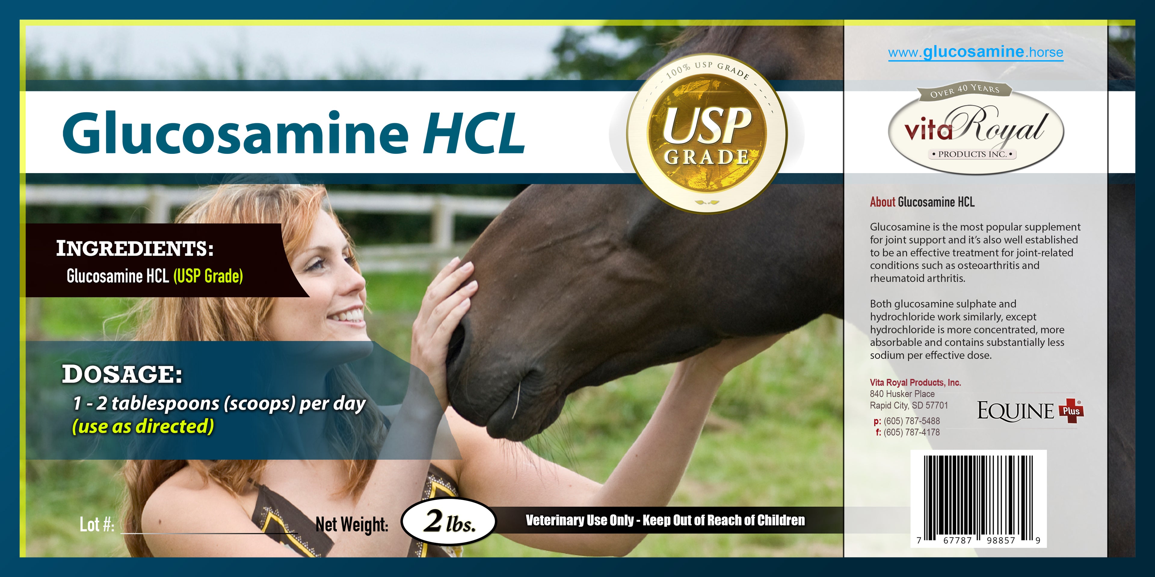 Glucosamine HCL | Joint & Cartilage Support for Horses